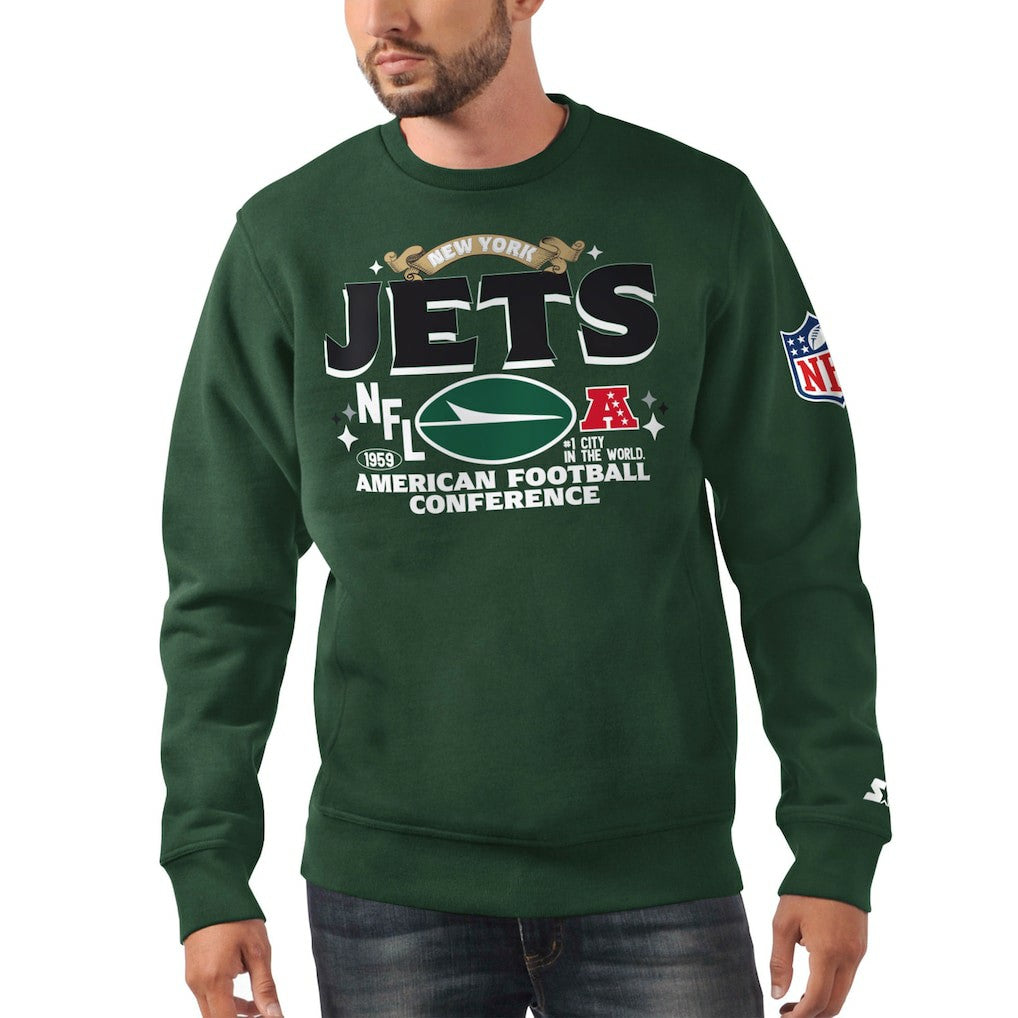 New York Jets Starter AFC Classic Fleece Sweatshirt - Green - NFL