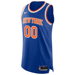Nike New York Knicks Authentic Custom Jersey Icon Edition Blue