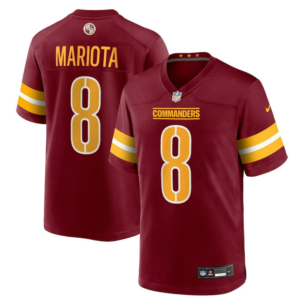 Marcus Mariota Washington Commanders Team Game Jersey - Burgundy - Nike