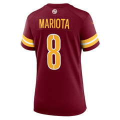 Marcus Mariota Washington Commanders Women's Team Game Jersey - Burgundy - Nike
