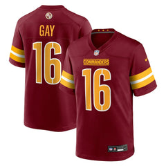 Matt Gay Washington Commanders Team Game Jersey - Burgundy - Nike