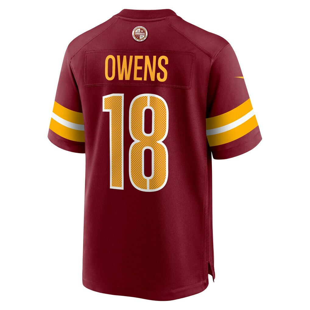 Tyler Owens Washington Commanders Team Game Jersey - Burgundy - Nike