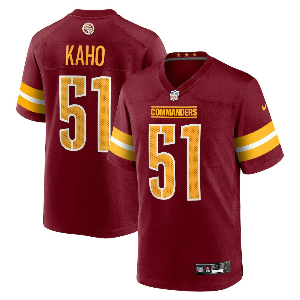 Ale Kaho Washington Commanders Team Game Jersey - Burgundy - Nike