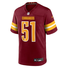 Ale Kaho Washington Commanders Team Game Jersey - Burgundy - Nike