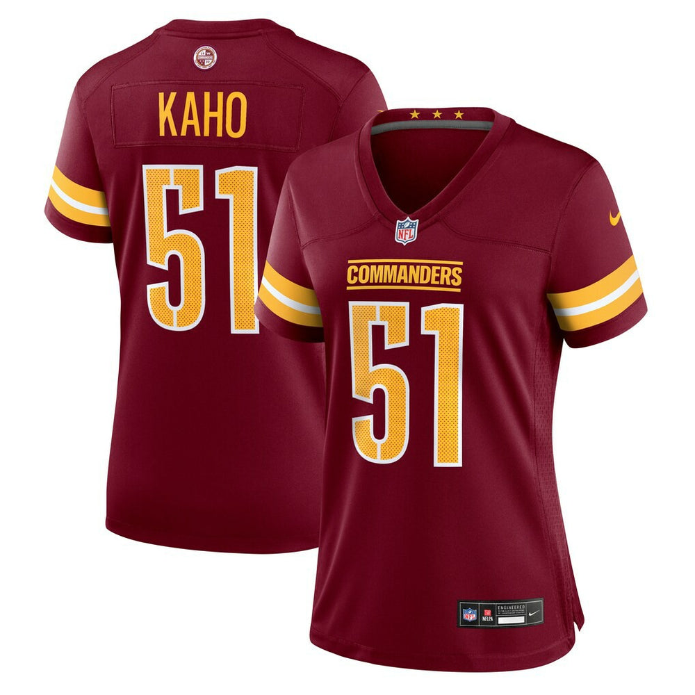 Ale Kaho Washington Commanders Women's Team Game Jersey - Burgundy - Nike