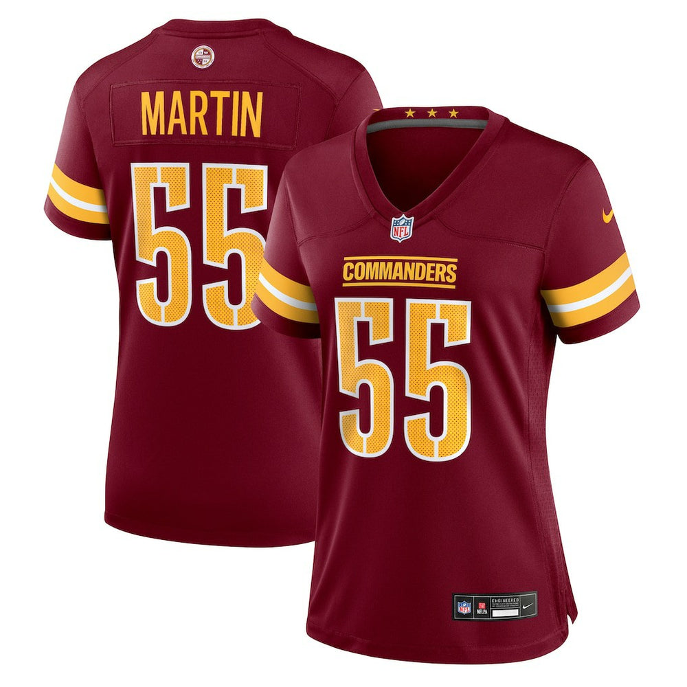 Jacob Martin Washington Commanders Women's Team Game Jersey - Burgundy - Nike