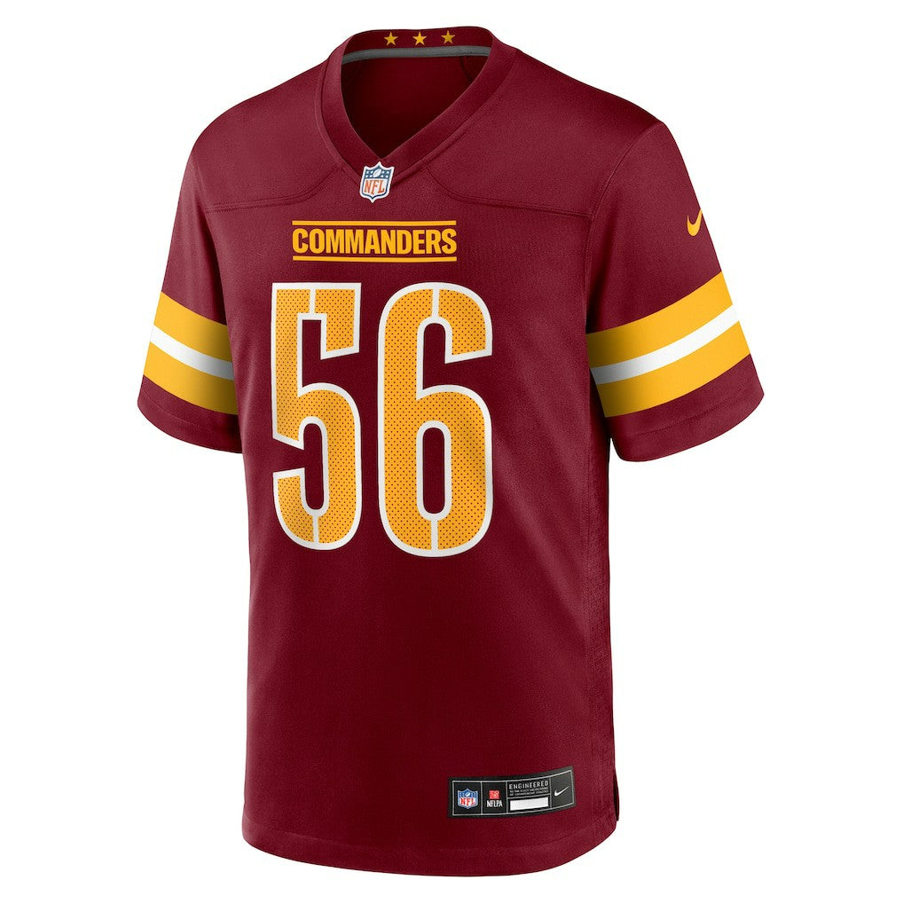 Kain Medrano Washington Commanders Team Game Jersey - Burgundy - Nike