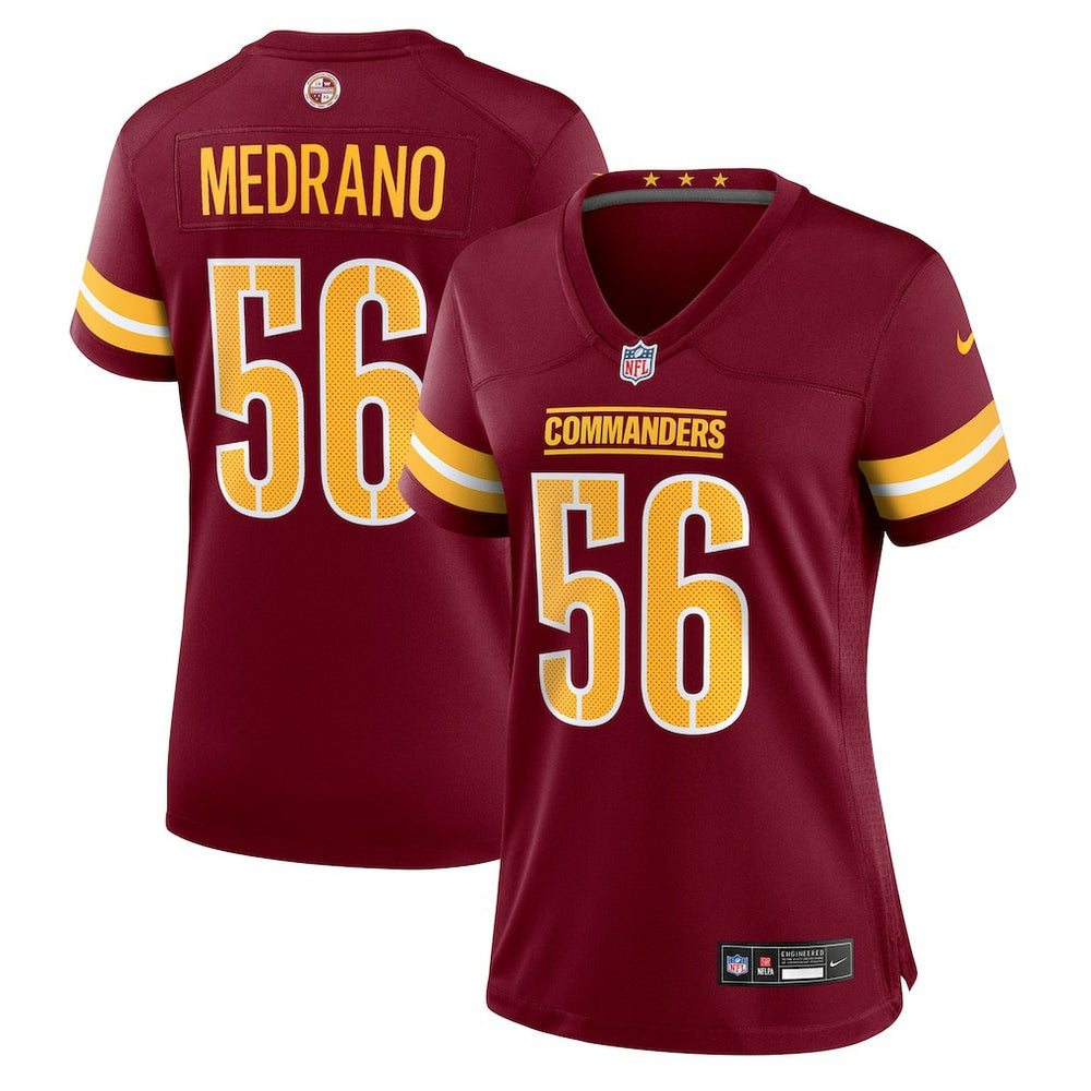 Kain Medrano Washington Commanders Women's Team Game Jersey - Burgundy - Nike