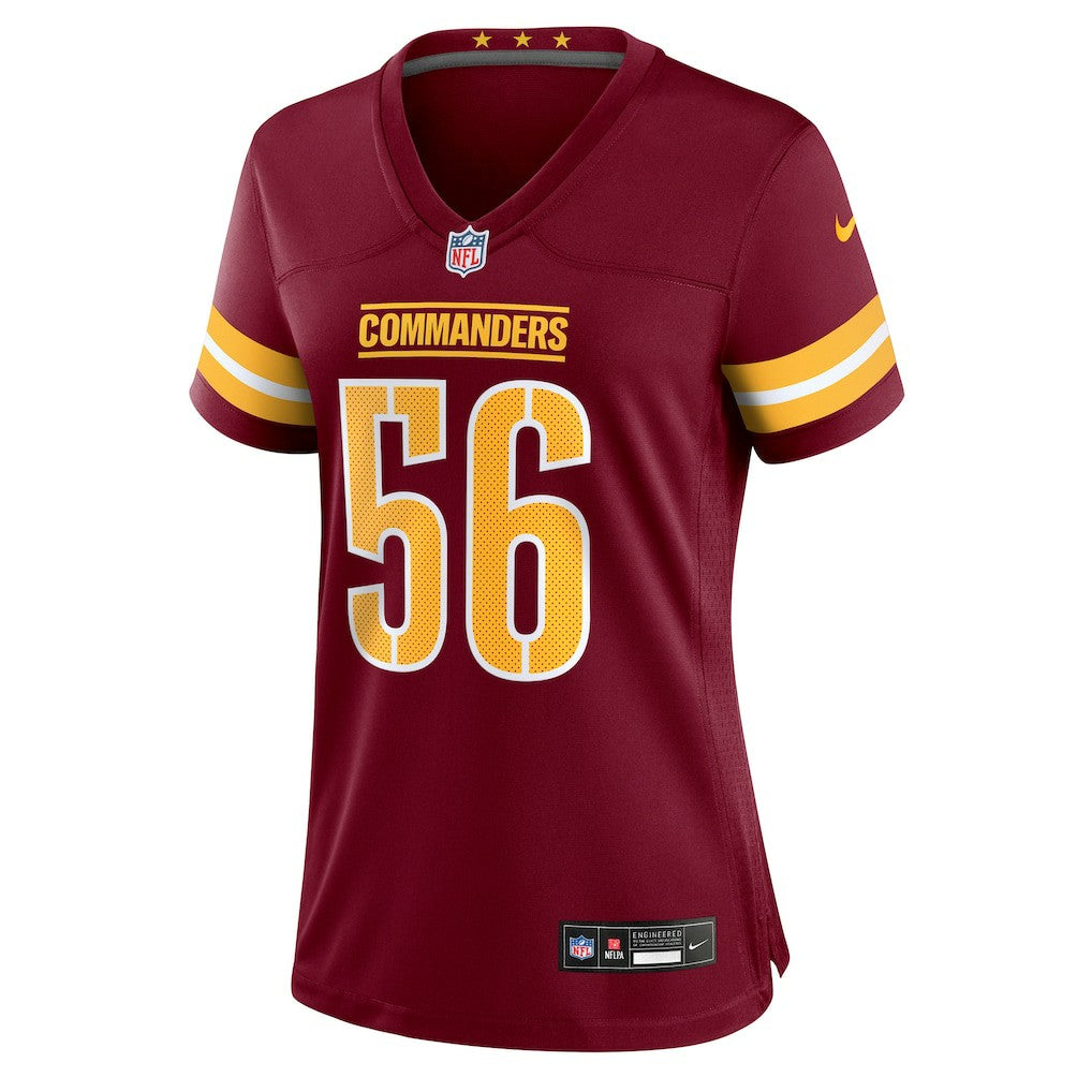 Kain Medrano Washington Commanders Women's Team Game Jersey - Burgundy - Nike