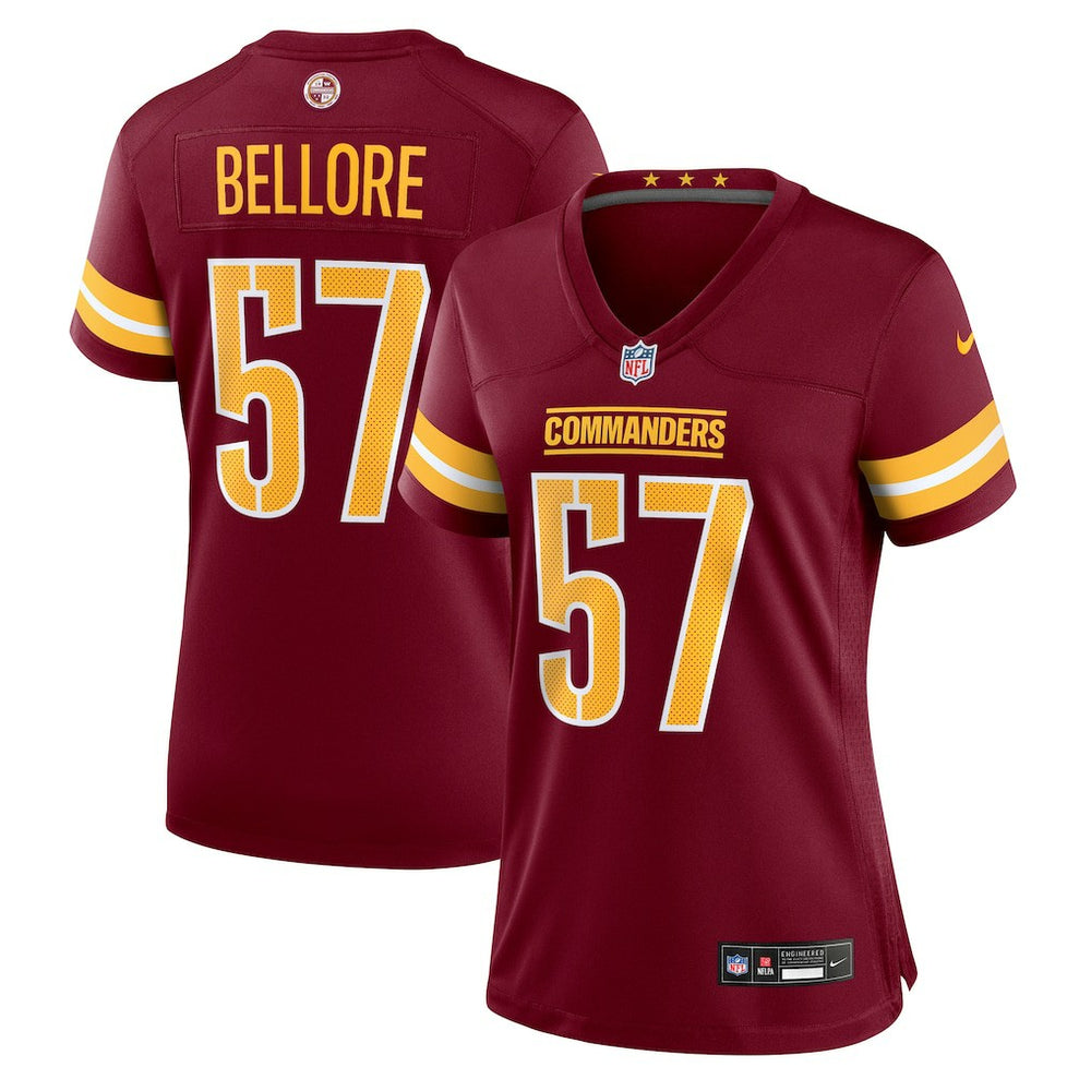Nick Bellore Washington Commanders Women's Team Game Jersey - Burgundy - Nike
