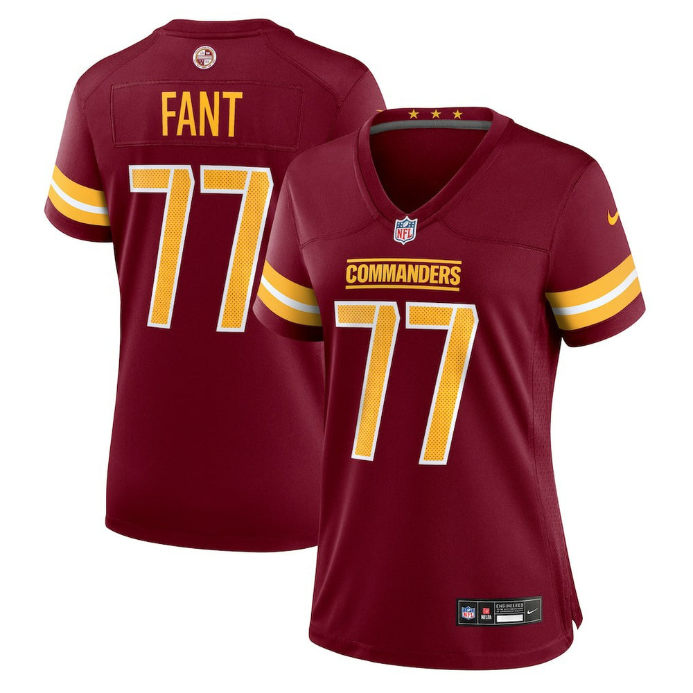 George Fant Washington Commanders Women's Team Game Jersey - Burgundy - Nike