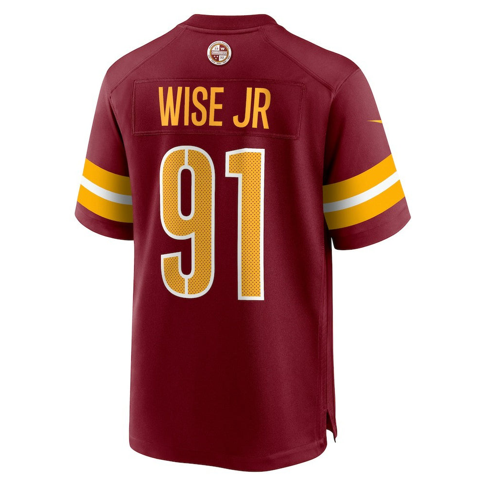 Deatrich Wise Jr. Washington Commanders Team Game Jersey - Burgundy - Nike