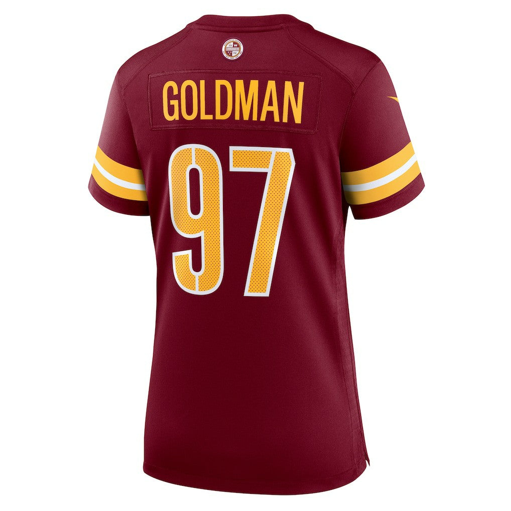 Eddie Goldman Washington Commanders Women's Team Game Jersey - Burgundy - Nike