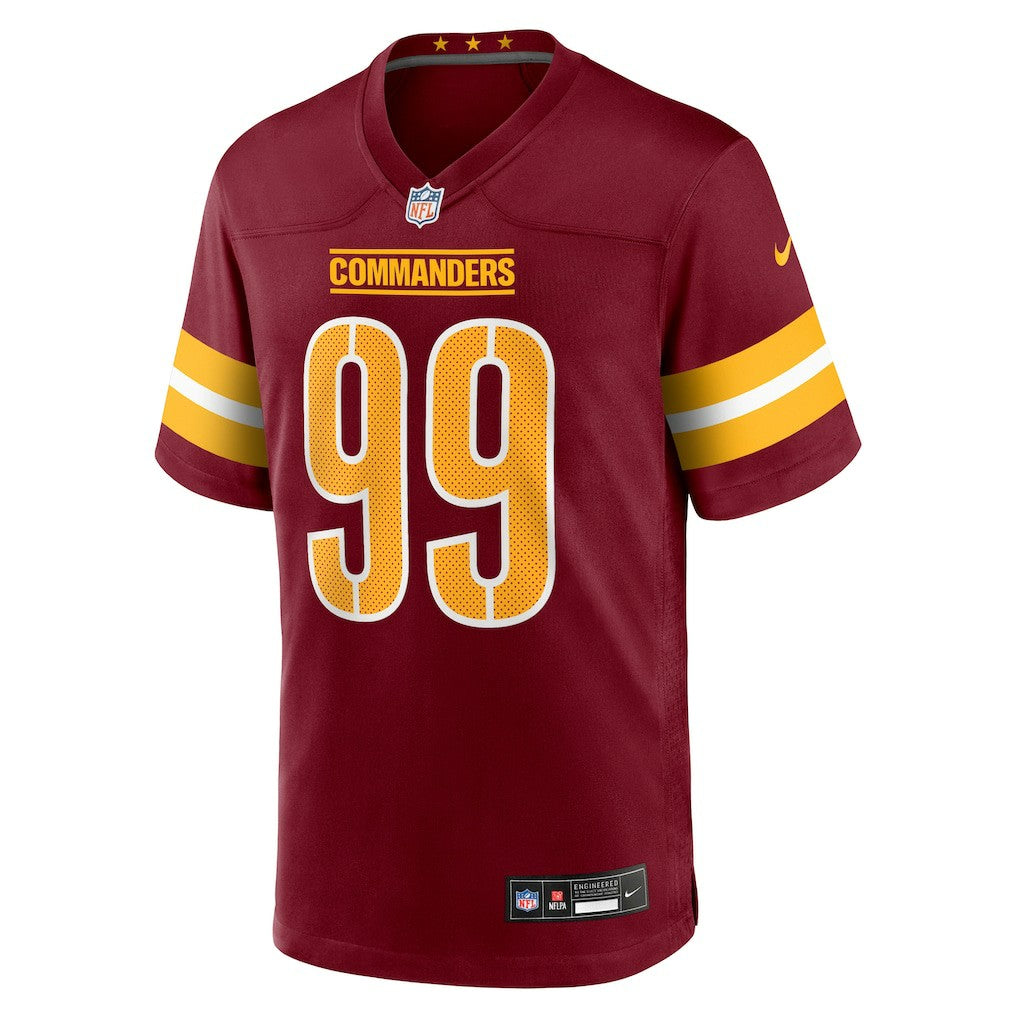 Javon Kinlaw Washington Commanders Team Game Jersey - Burgundy - Nike