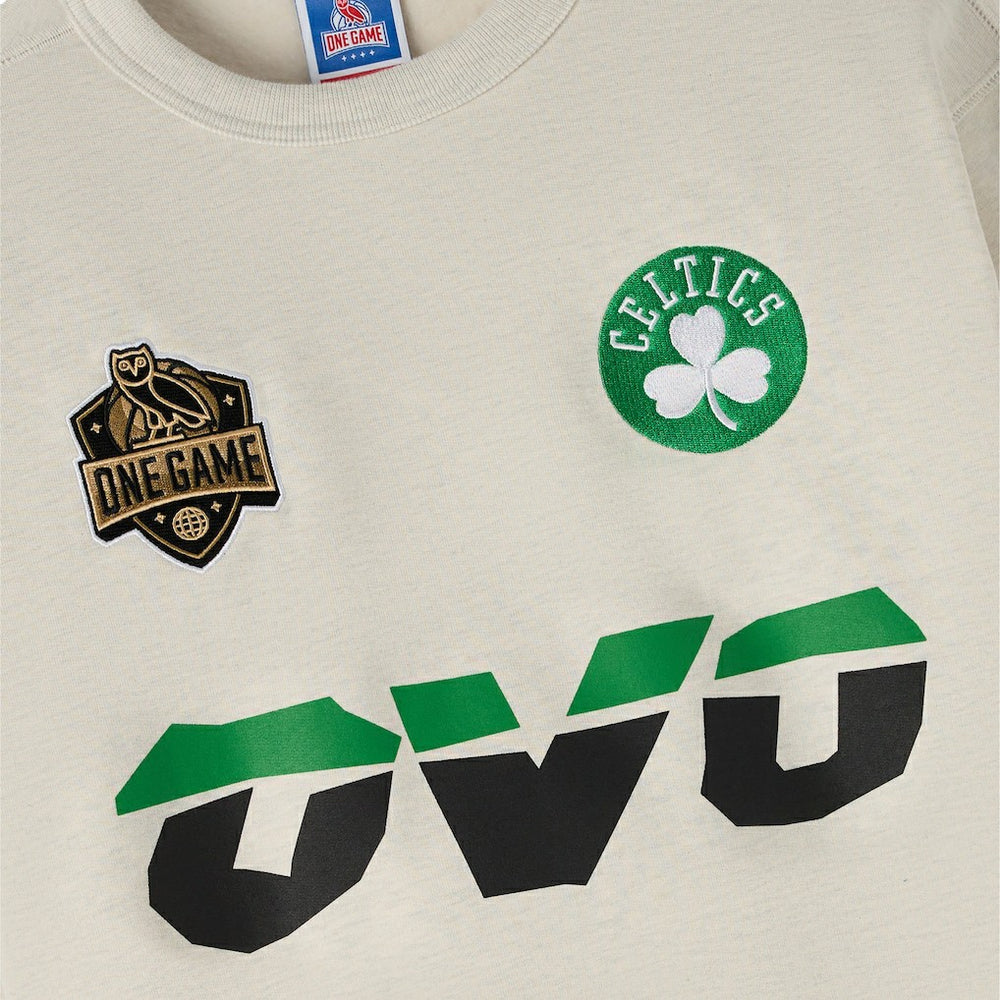 Boston Celtics OVO x NBA Fleece Sweatshirt Natural