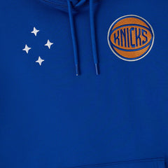 New York Knicks OVO x NBA Fleece Hoodie Blue