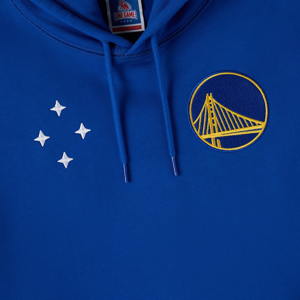 Golden State Warriors OVO x NBA Fleece Hoodie Royal