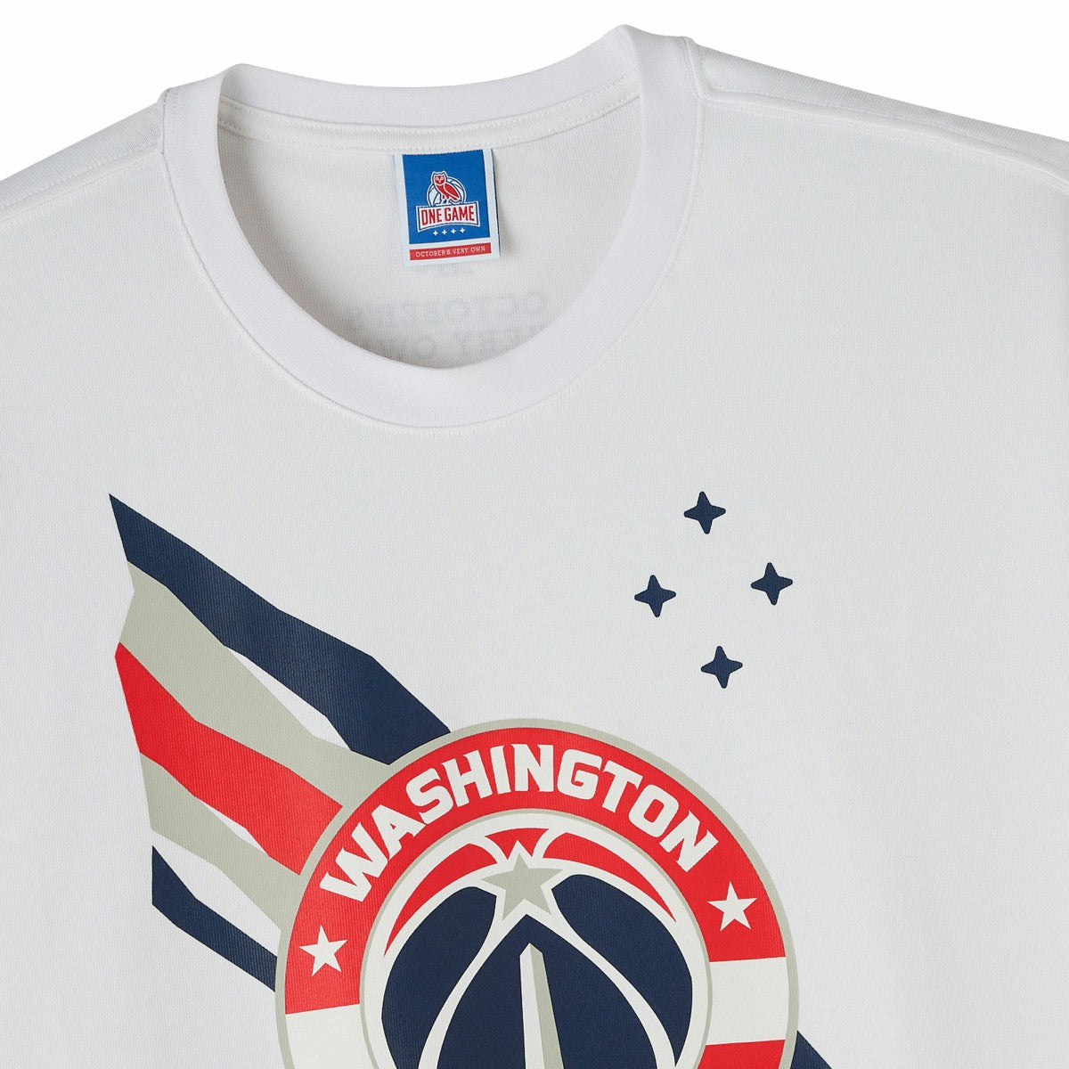 Washington Wizards OVO x NBA Heavyweight T-Shirt White