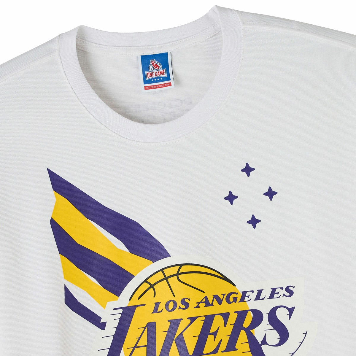 Los Angeles Lakers OVO x NBA Heavyweight T-Shirt White