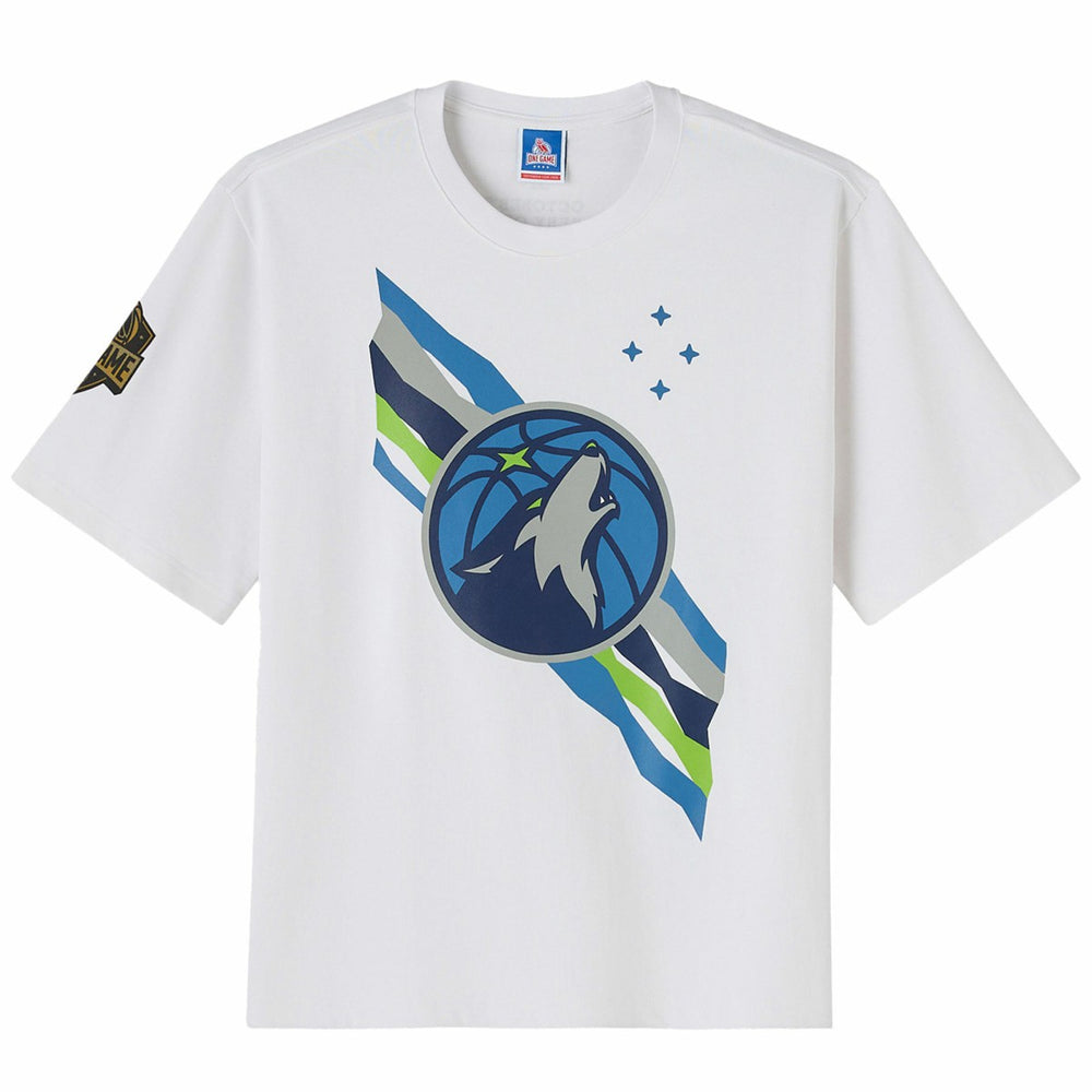 Minnesota Timberwolves OVO x NBA Heavyweight T-Shirt White