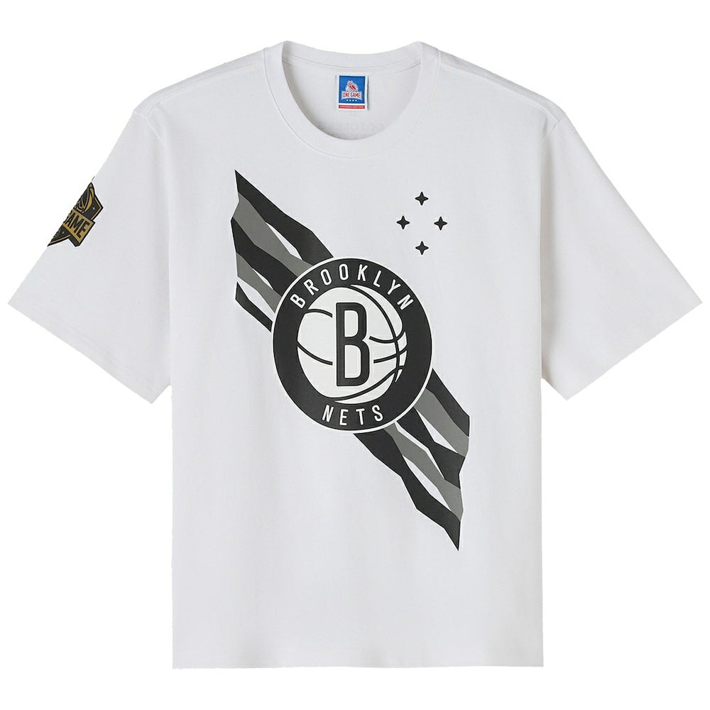 Brooklyn Nets OVO x NBA Heavyweight T-Shirt White