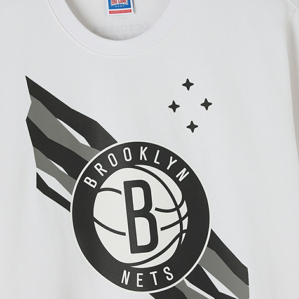 Brooklyn Nets OVO x NBA Heavyweight T-Shirt White