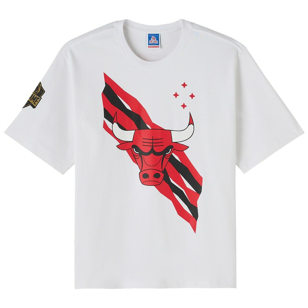 Chicago Bulls OVO x NBA Heavyweight T-Shirt White
