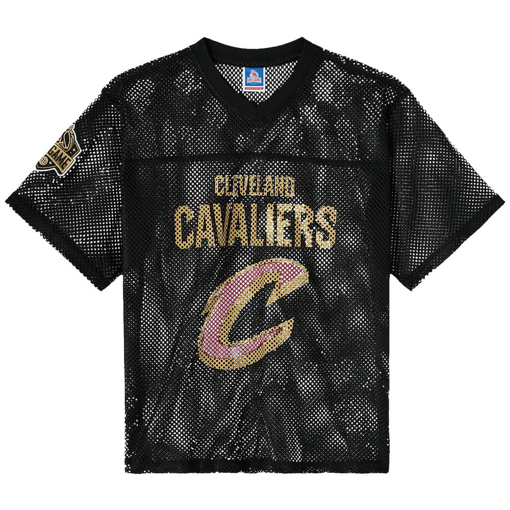 Cleveland Cavaliers OVO x NBA Mesh Football Fashion Jersey Black