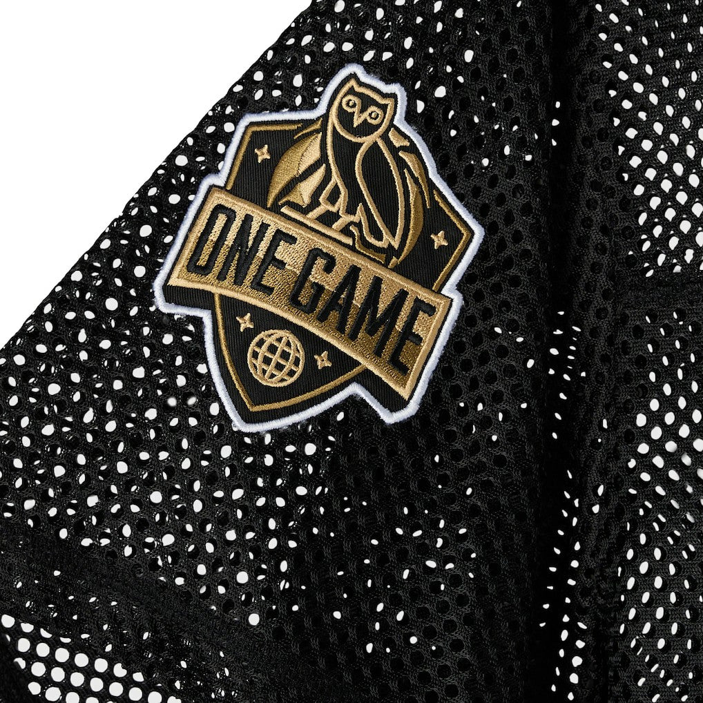 Cleveland Cavaliers OVO x NBA Mesh Football Fashion Jersey Black