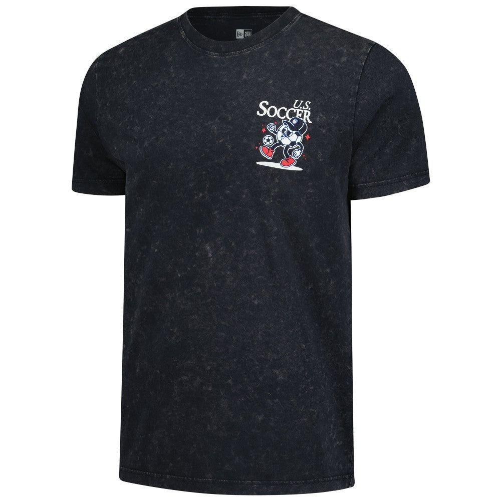 New Era - USMNT New Era Old School Sport Washed T-Shirt - Navy