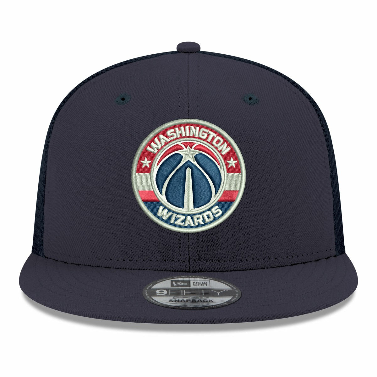 New Era Washington Wizards Core Logo Meshback 9FIFTY Snapback Hat Navy