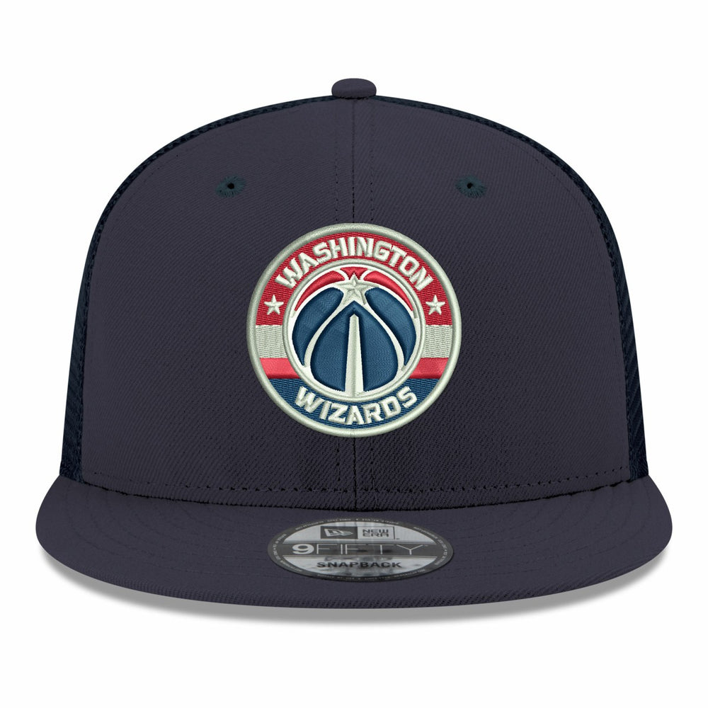 New Era Washington Wizards Core Logo Meshback 9FIFTY Snapback Hat Navy