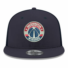New Era Washington Wizards Core Logo Meshback 9FIFTY Snapback Hat Navy
