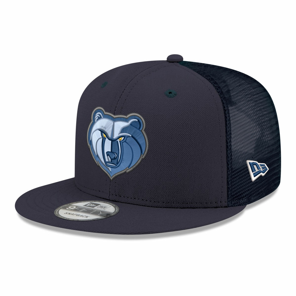 New Era Memphis Grizzlies Core Logo Meshback 9FIFTY Snapback Hat Navy