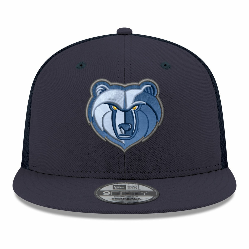 New Era Memphis Grizzlies Core Logo Meshback 9FIFTY Snapback Hat Navy