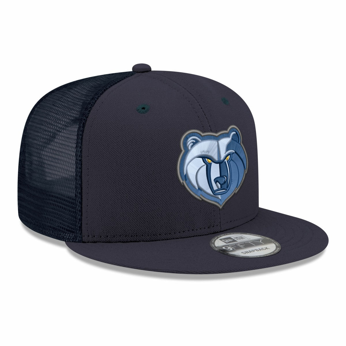 New Era Memphis Grizzlies Core Logo Meshback 9FIFTY Snapback Hat Navy