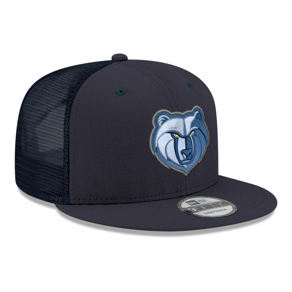 New Era Memphis Grizzlies Core Logo Meshback 9FIFTY Snapback Hat Navy