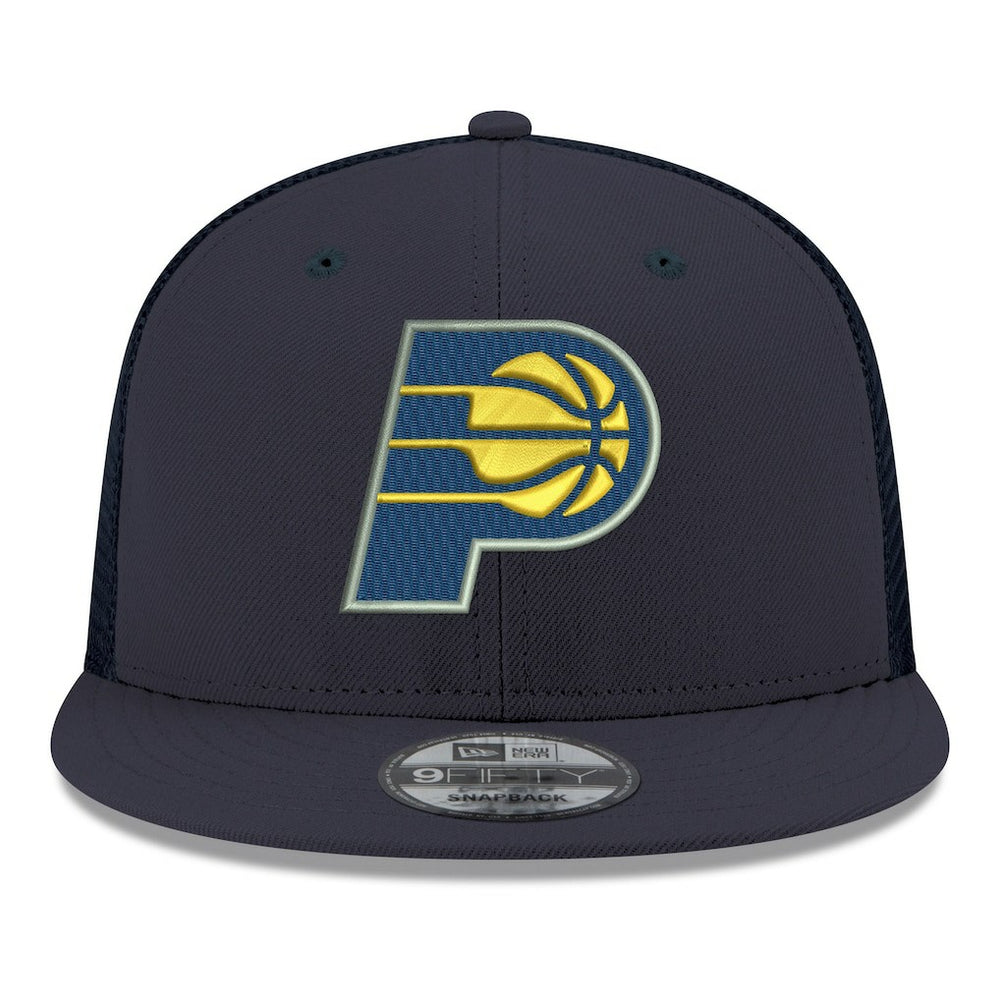 New Era Indiana Pacers Core Logo Meshback 9FIFTY Snapback Hat Navy