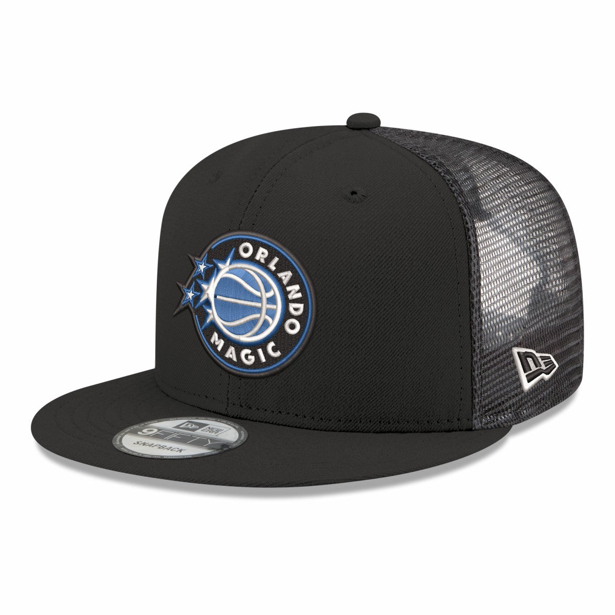 New Era Orlando Magic Core Logo Meshback 9FIFTY Snapback Hat Black