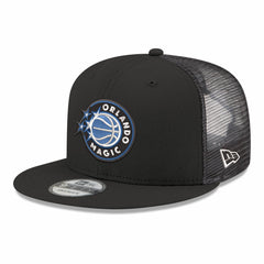 New Era Orlando Magic Core Logo Meshback 9FIFTY Snapback Hat Black