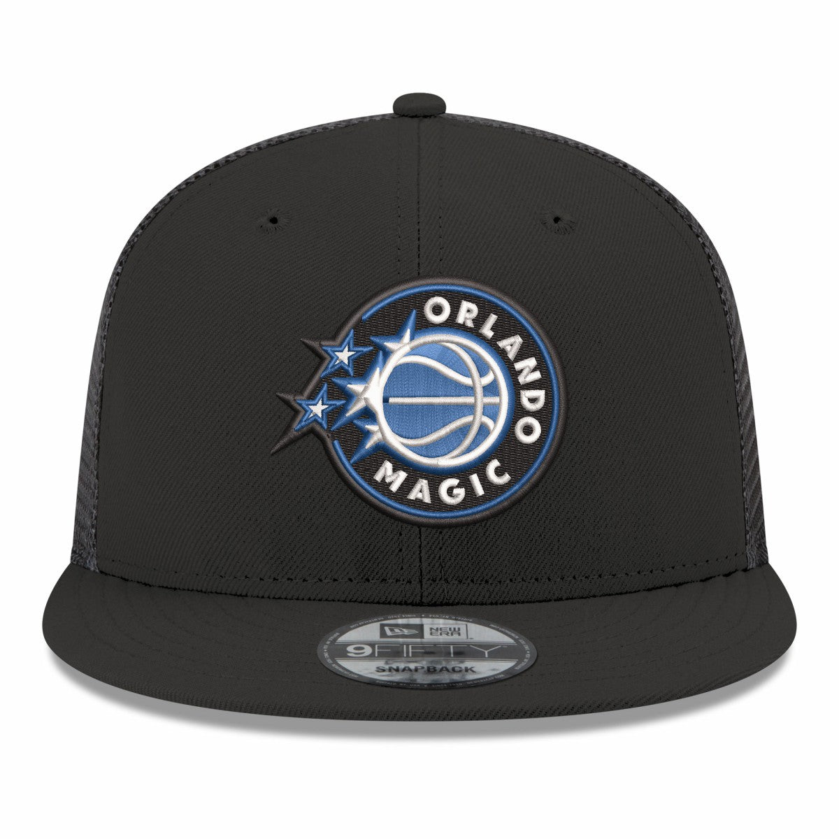 New Era Orlando Magic Core Logo Meshback 9FIFTY Snapback Hat Black
