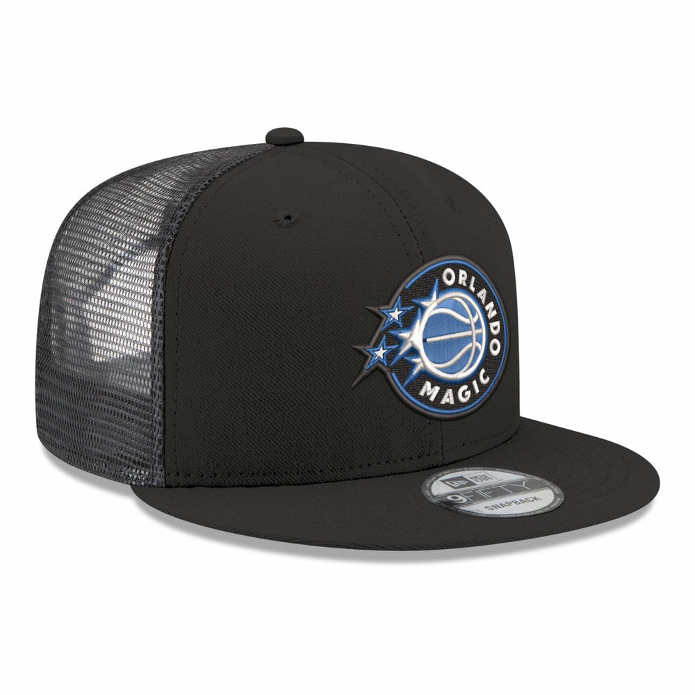 New Era Orlando Magic Core Logo Meshback 9FIFTY Snapback Hat Black