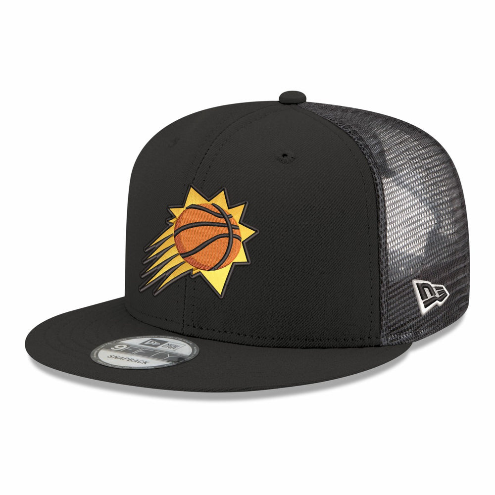 New Era Phoenix Suns Core Logo Meshback 9FIFTY Snapback Hat Black
