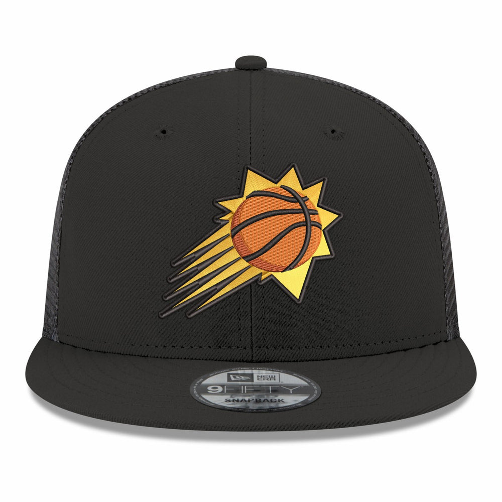 New Era Phoenix Suns Core Logo Meshback 9FIFTY Snapback Hat Black