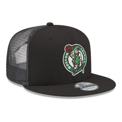 New Era Boston Celtics Core Logo Meshback 9FIFTY Snapback Hat Black