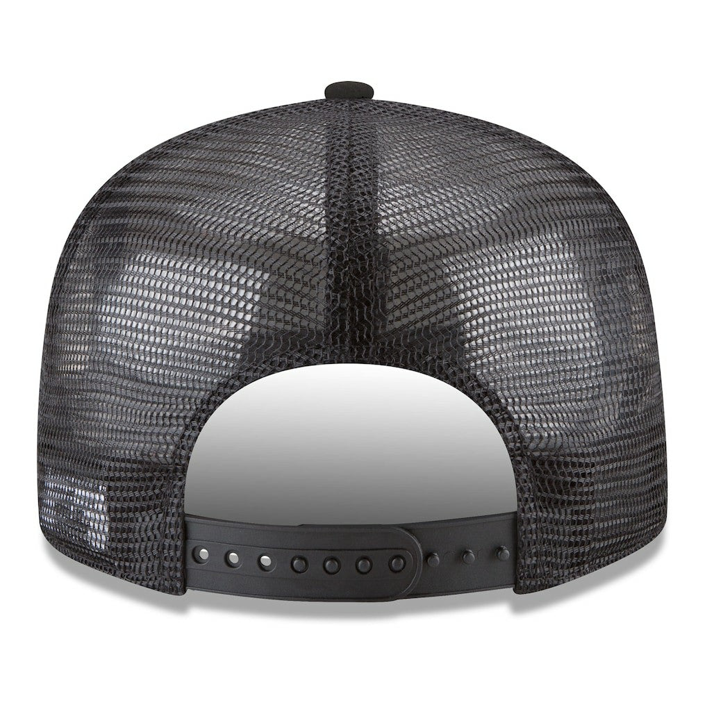 New Era Brooklyn Nets Core Logo Meshback 9FIFTY Snapback Hat Black
