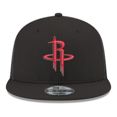 New Era Houston Rockets Core Logo Meshback 9FIFTY Snapback Hat Black