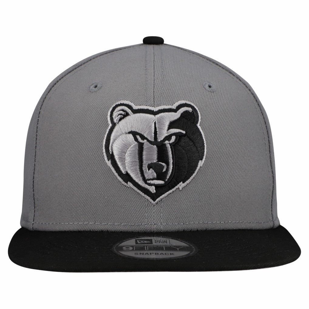 New Era Memphis Grizzlies Core Logo Storm Gray Two-Tone 9FIFTY Snapback Hat Gray