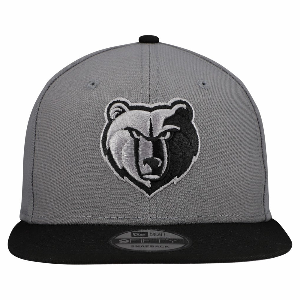 New Era Memphis Grizzlies Core Logo Storm Gray Two-Tone 9FIFTY Snapback Hat Gray