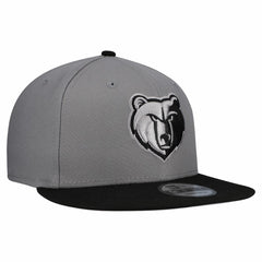 New Era Memphis Grizzlies Core Logo Storm Gray Two-Tone 9FIFTY Snapback Hat Gray
